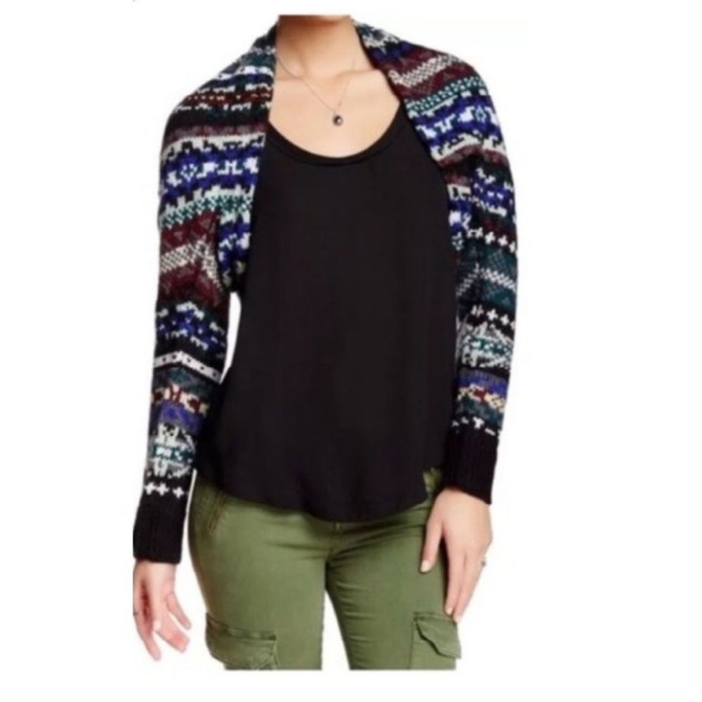 Free People Knit Open Front Shrug/Bolero XS